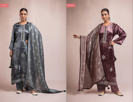 Kairi Naariti Velvet Suits Wholesale Price