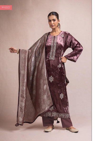 Kairi Naariti Velvet Suits Wholesale Price