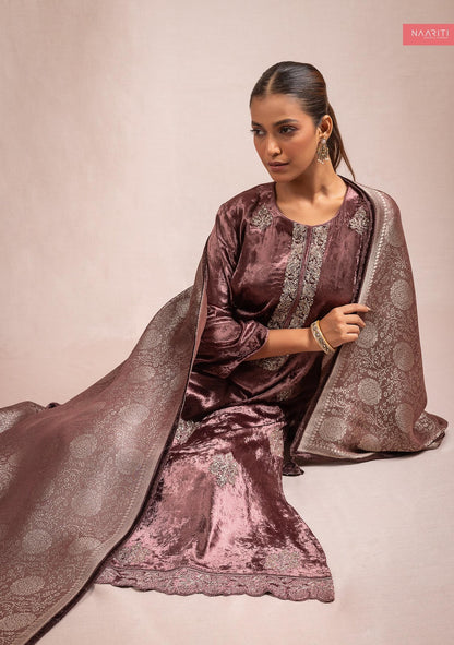 Kairi Naariti Velvet Suits Wholesale Price