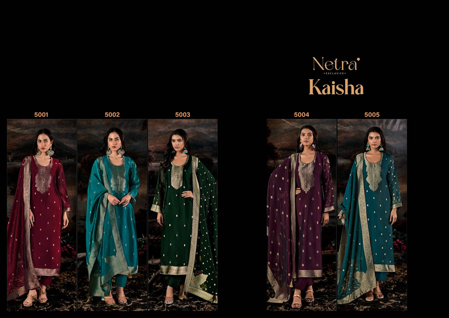 Kaisha Netra Premium Pant Style Suits Supplier India