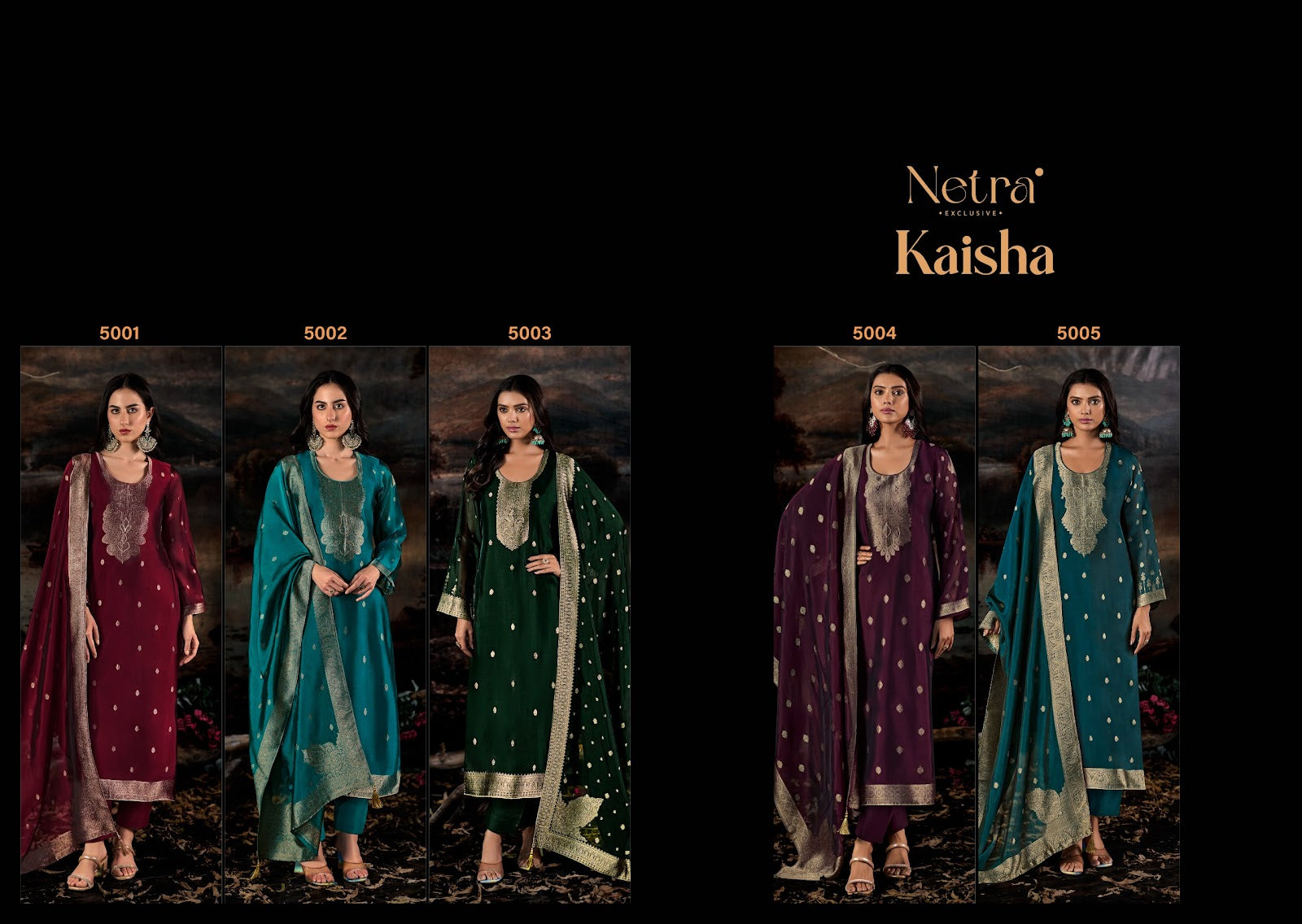 Kaisha Netra Premium Pant Style Suits Supplier India