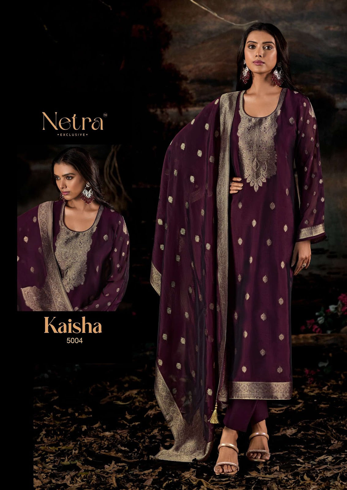 Kaisha Netra Premium Pant Style Suits Supplier India