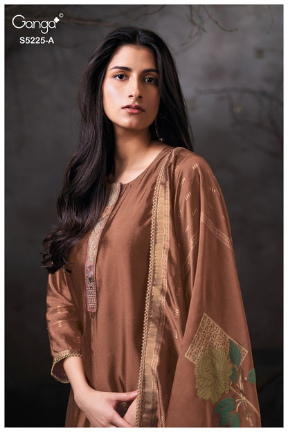 Kaivya S5225 Ganga Woven Silk Pant Style Suits Manufacturer