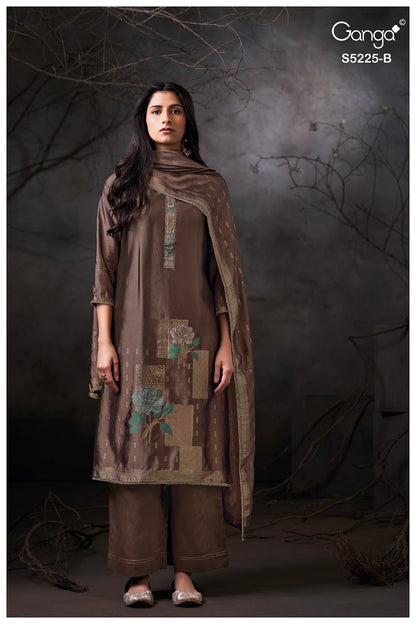 Kaivya S5225 Ganga Woven Silk Pant Style Suits Manufacturer