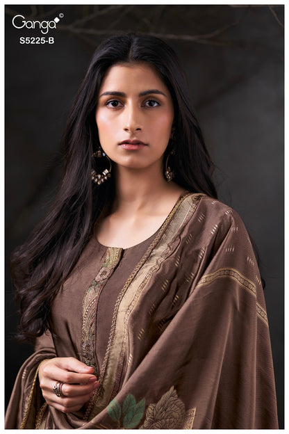 Kaivya S5225 Ganga Woven Silk Pant Style Suits Manufacturer