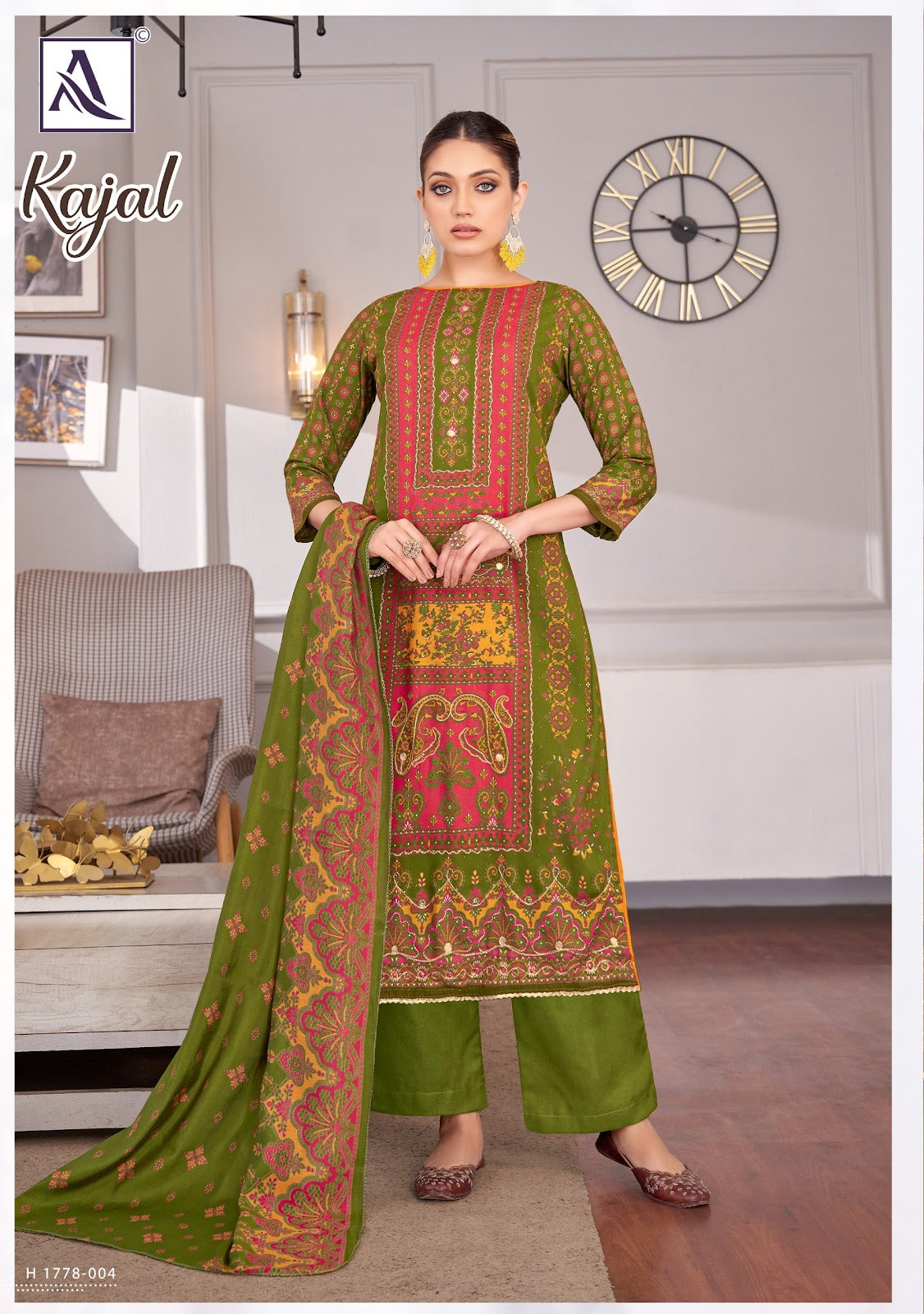 Kajal Alok Viscose Karachi Salwar Suits Supplier