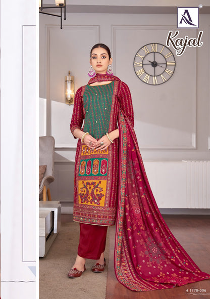 Kajal Alok Viscose Karachi Salwar Suits Supplier