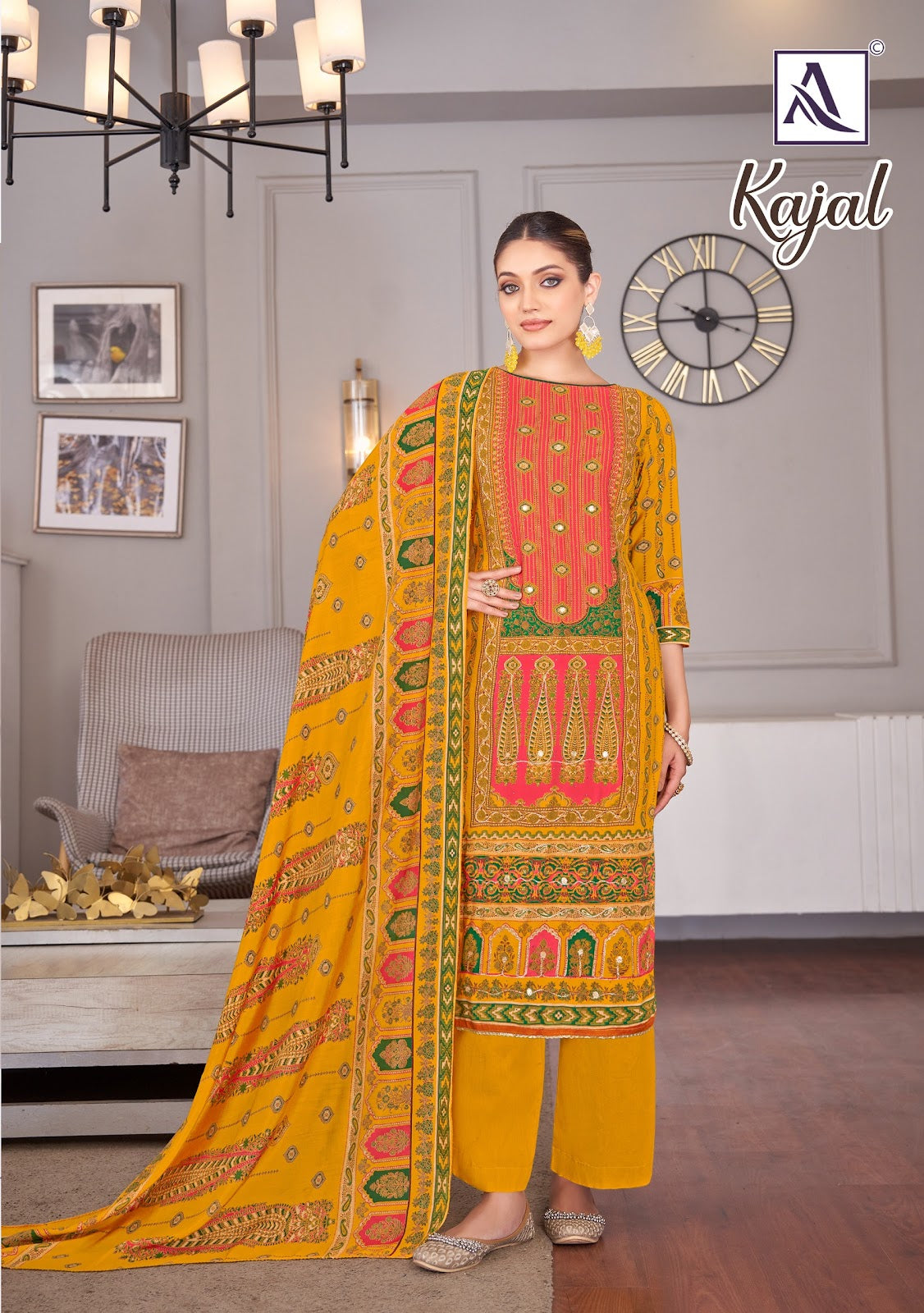Kajal Alok Viscose Karachi Salwar Suits Supplier