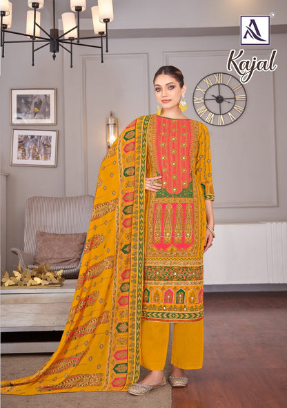 Kajal Alok Viscose Karachi Salwar Suits Supplier