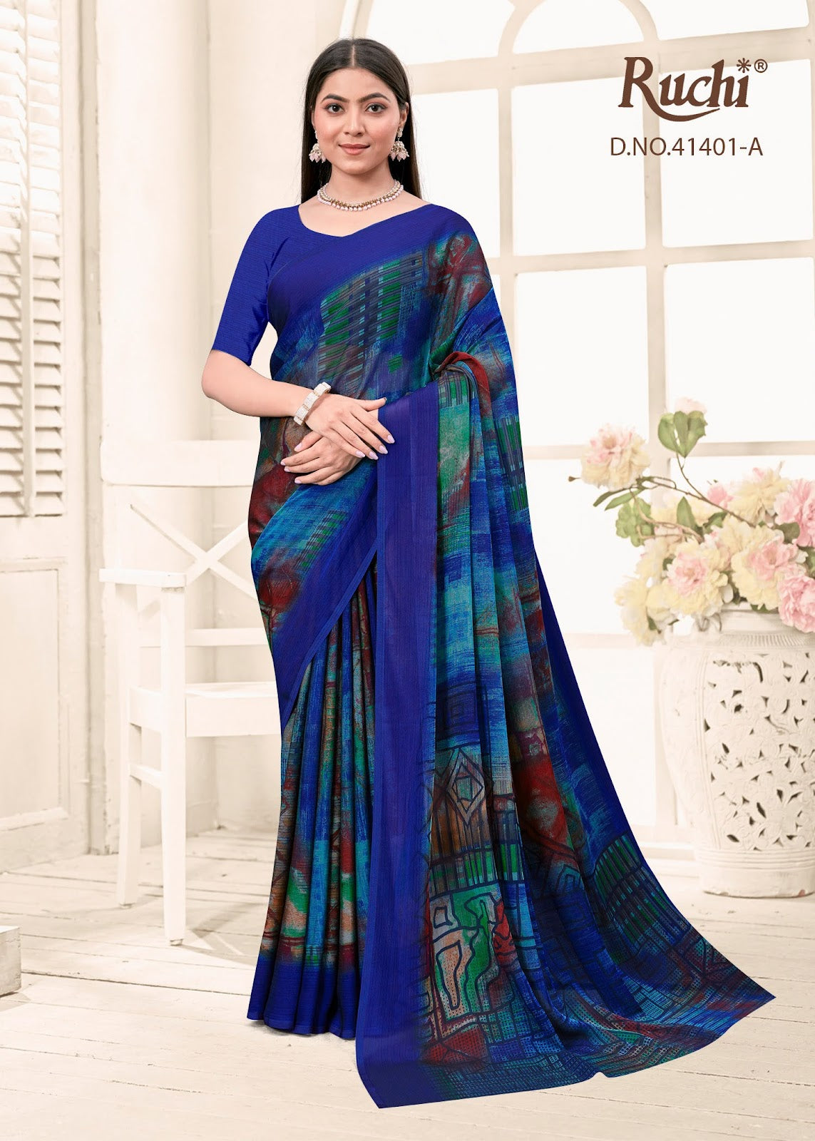 Kajal Chiffon Vol 3 Ruchi Sarees Manufacturer Ahmedabad