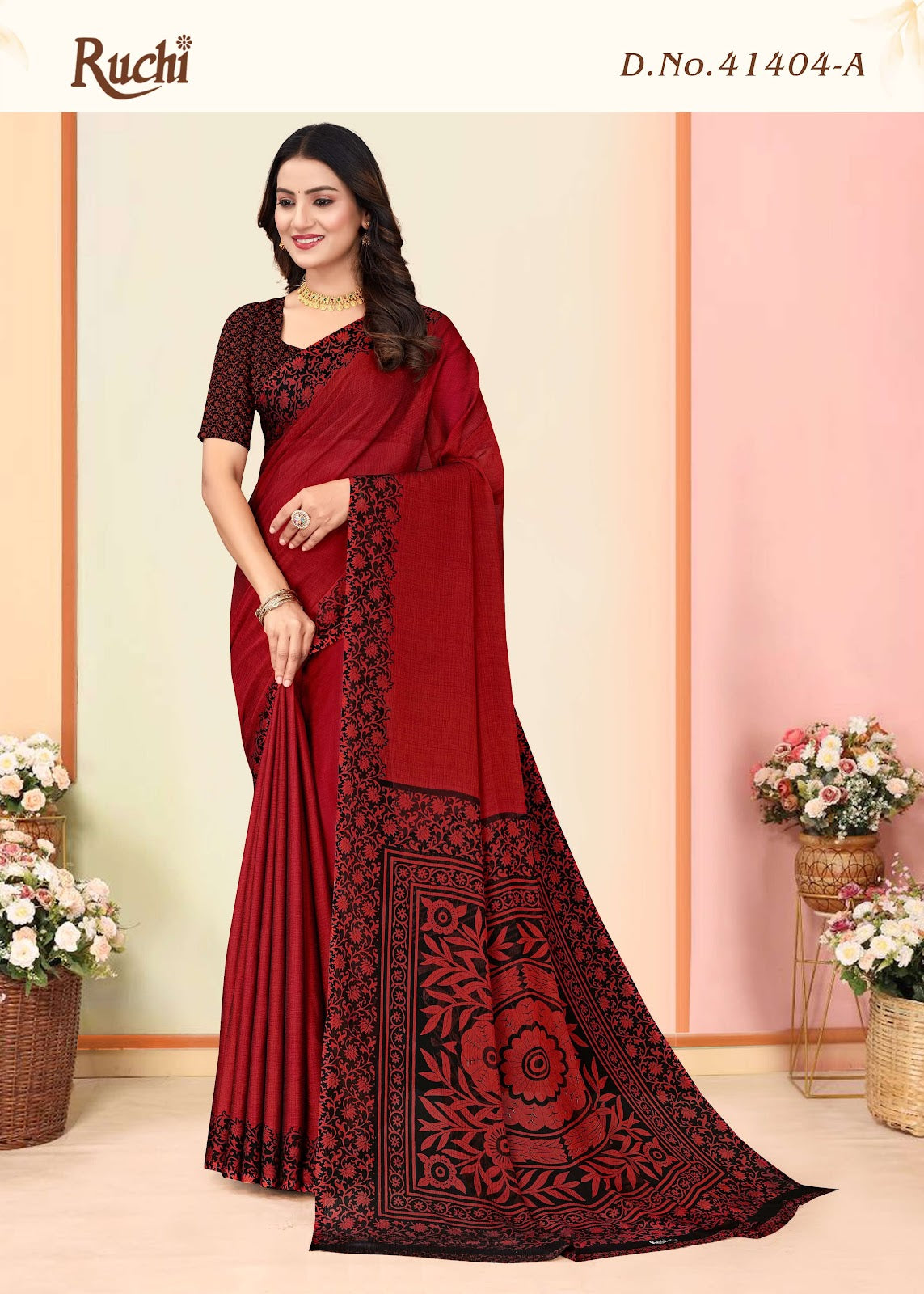 Kajal Chiffon Vol 4 Ruchi Sarees Supplier Ahmedabad