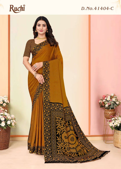 Kajal Chiffon Vol 4 Ruchi Sarees Supplier Ahmedabad
