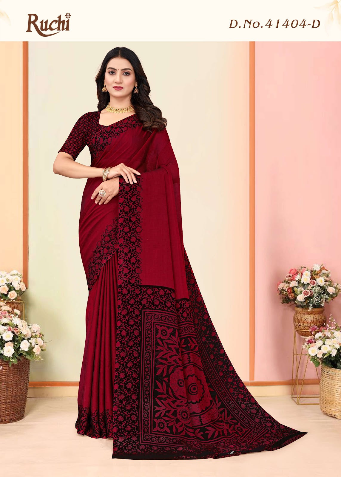 Kajal Chiffon Vol 4 Ruchi Sarees Supplier Ahmedabad