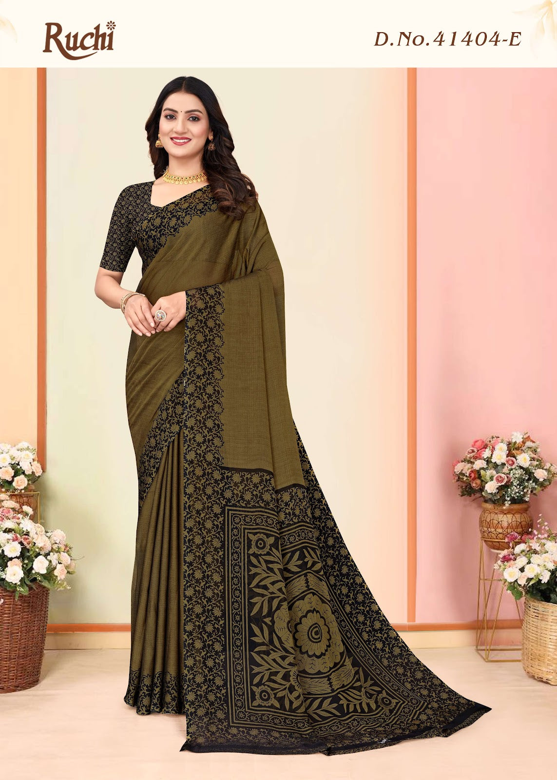 Kajal Chiffon Vol 4 Ruchi Sarees Supplier Ahmedabad