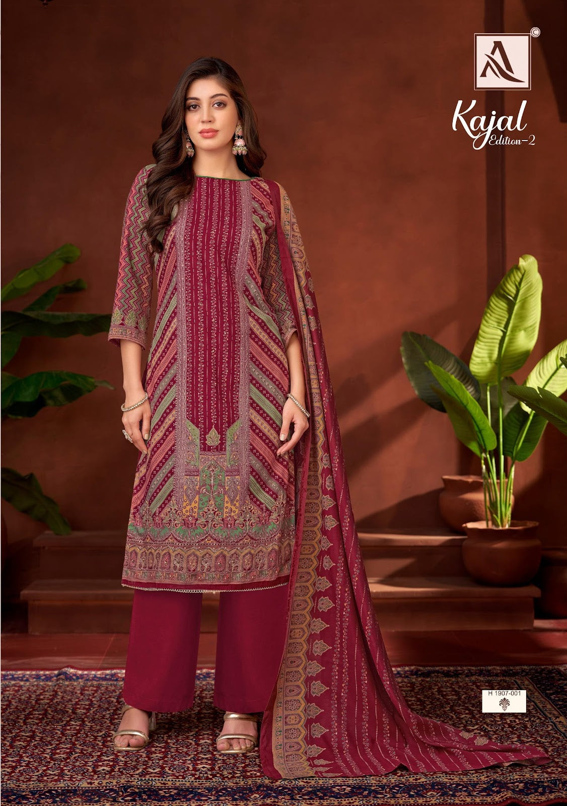 Kajal Edition 2 Alok Viscose Rayon Pant Style Suits Manufacturer