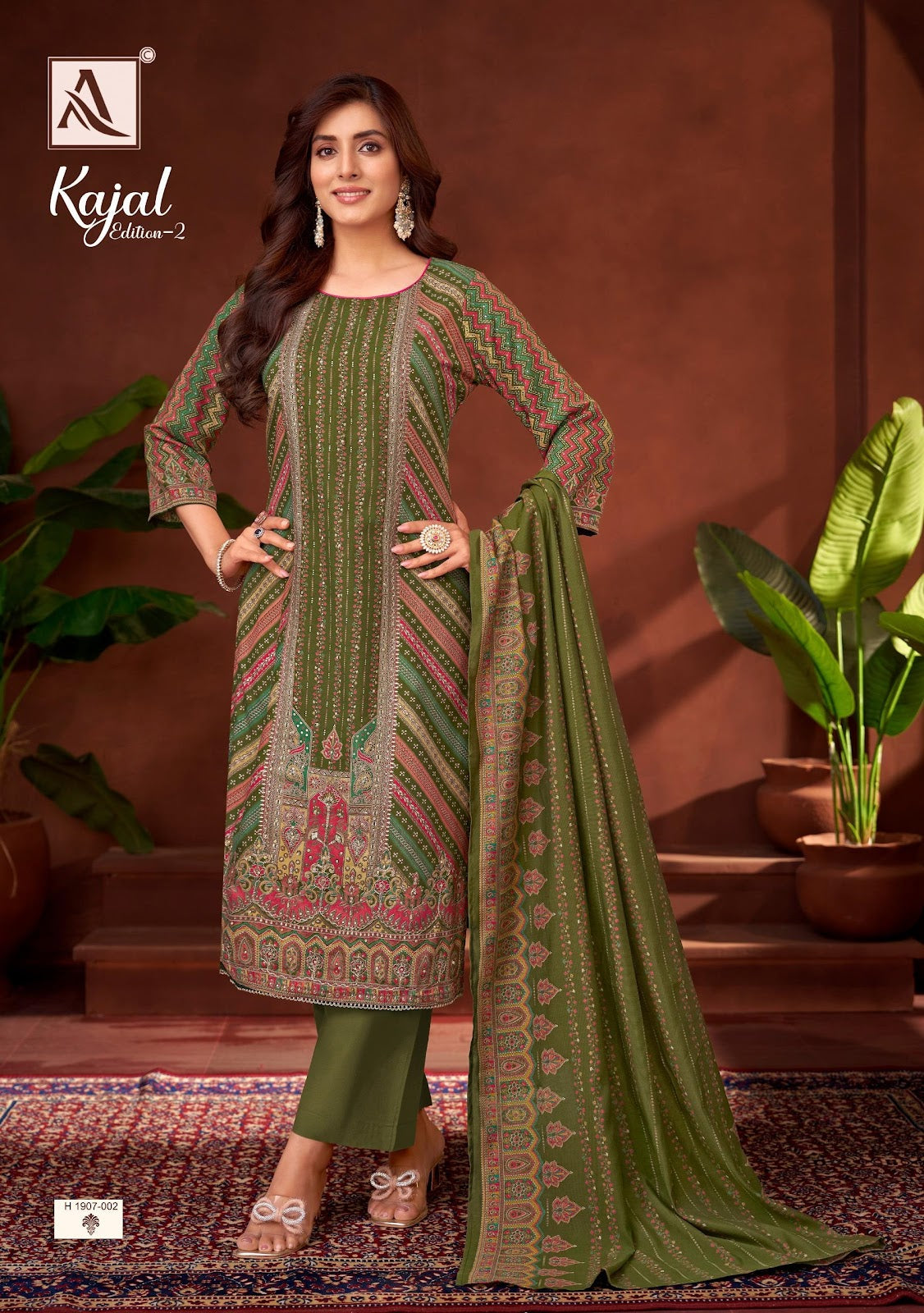 Kajal Edition 2 Alok Viscose Rayon Pant Style Suits Manufacturer