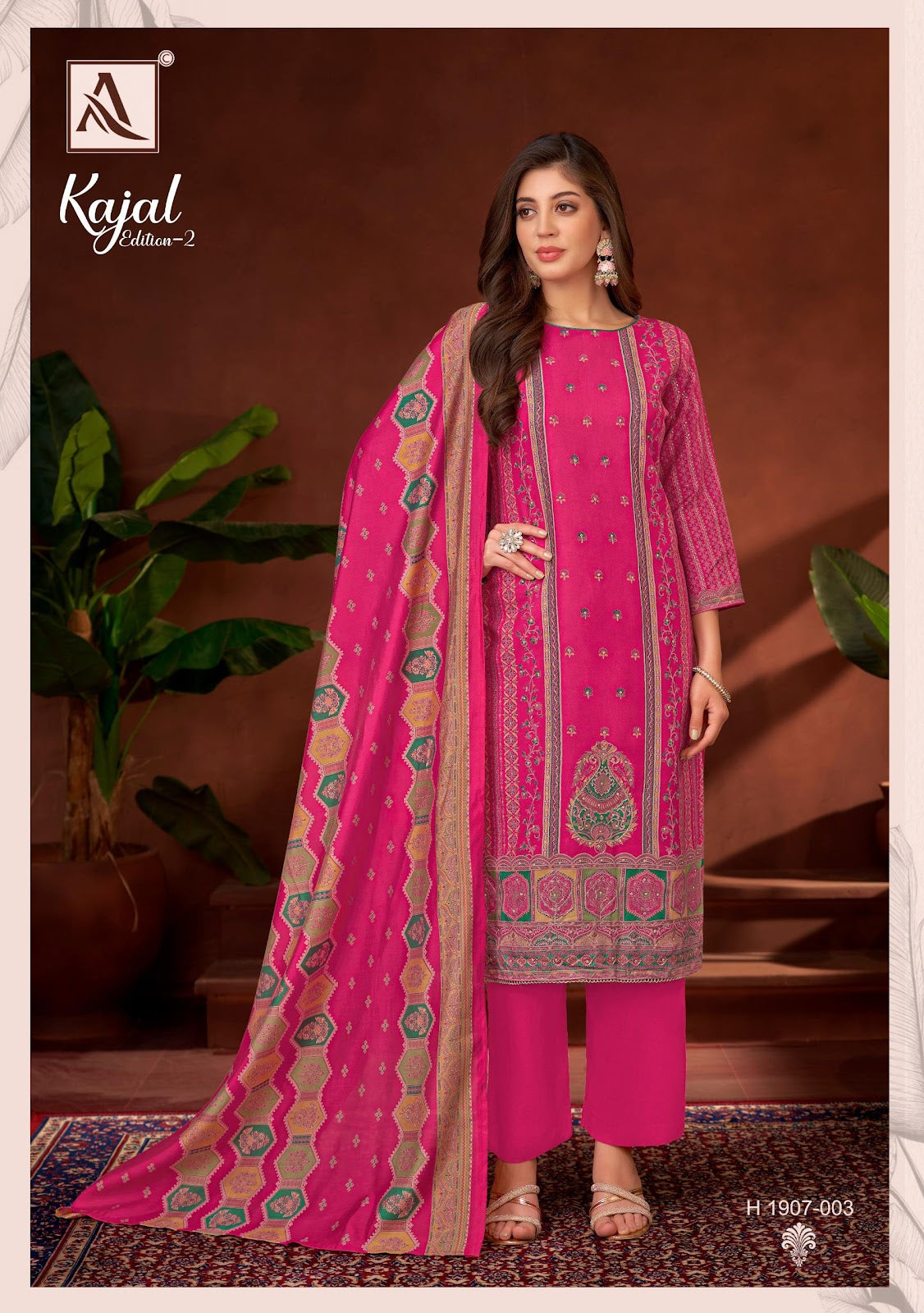Kajal Edition 2 Alok Viscose Rayon Pant Style Suits Manufacturer