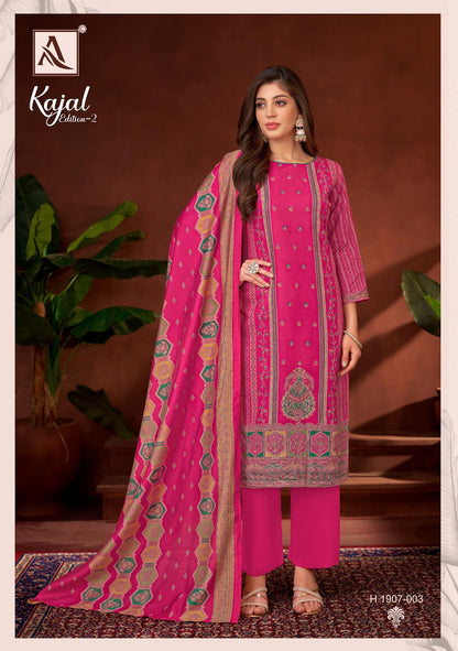 Kajal Edition 2 Alok Viscose Rayon Pant Style Suits Manufacturer