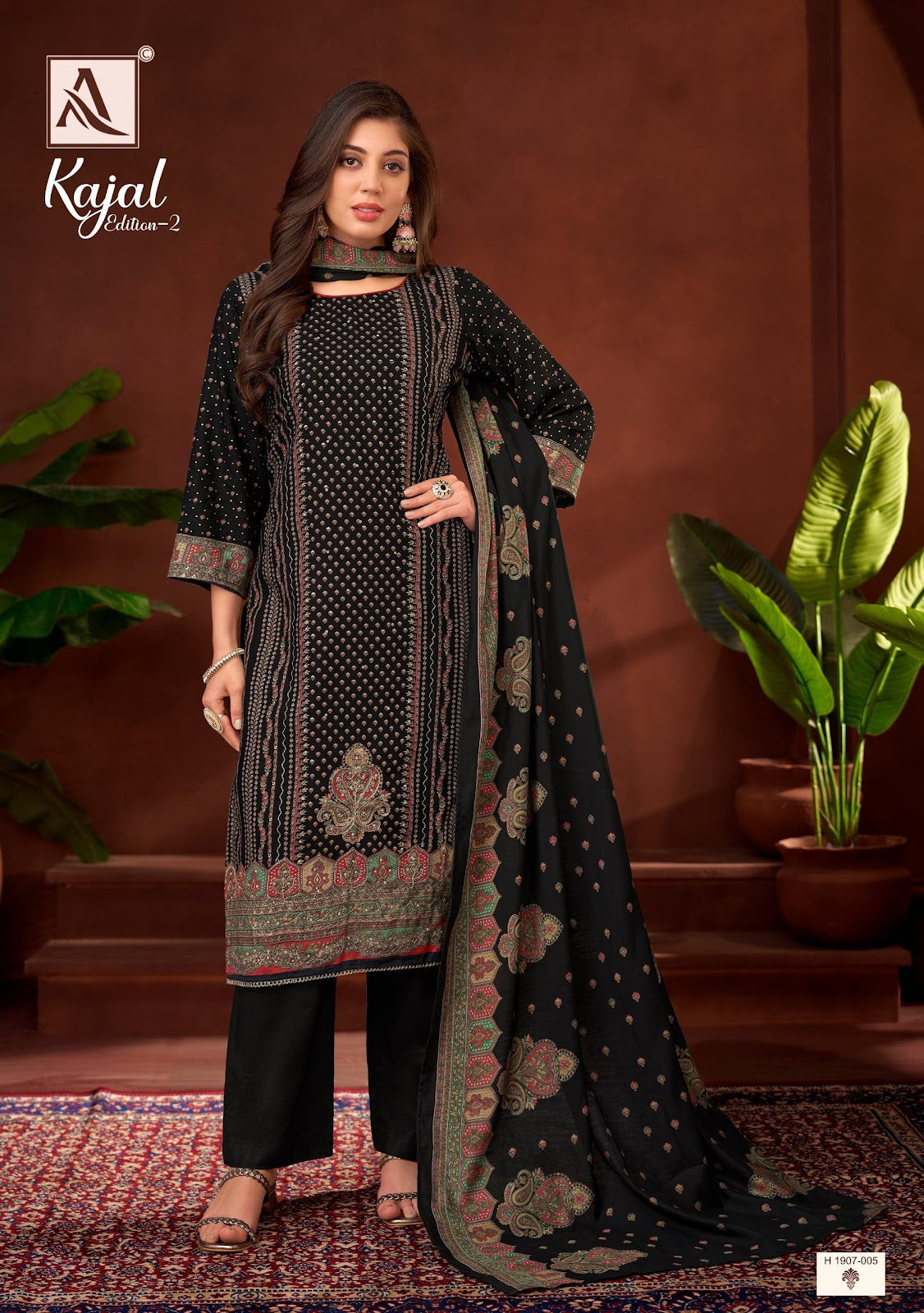 Kajal Edition 2 Alok Viscose Rayon Pant Style Suits Manufacturer