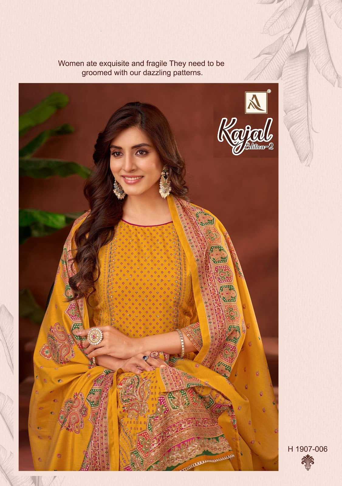 Kajal Edition 2 Alok Viscose Rayon Pant Style Suits Manufacturer