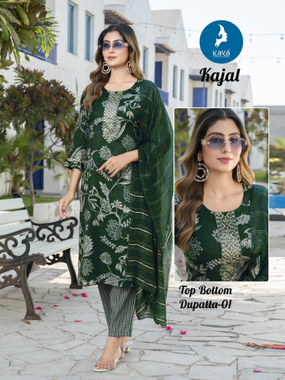 Kajal Kaya Capsule Readymade Pant Style Suits Wholesale Price