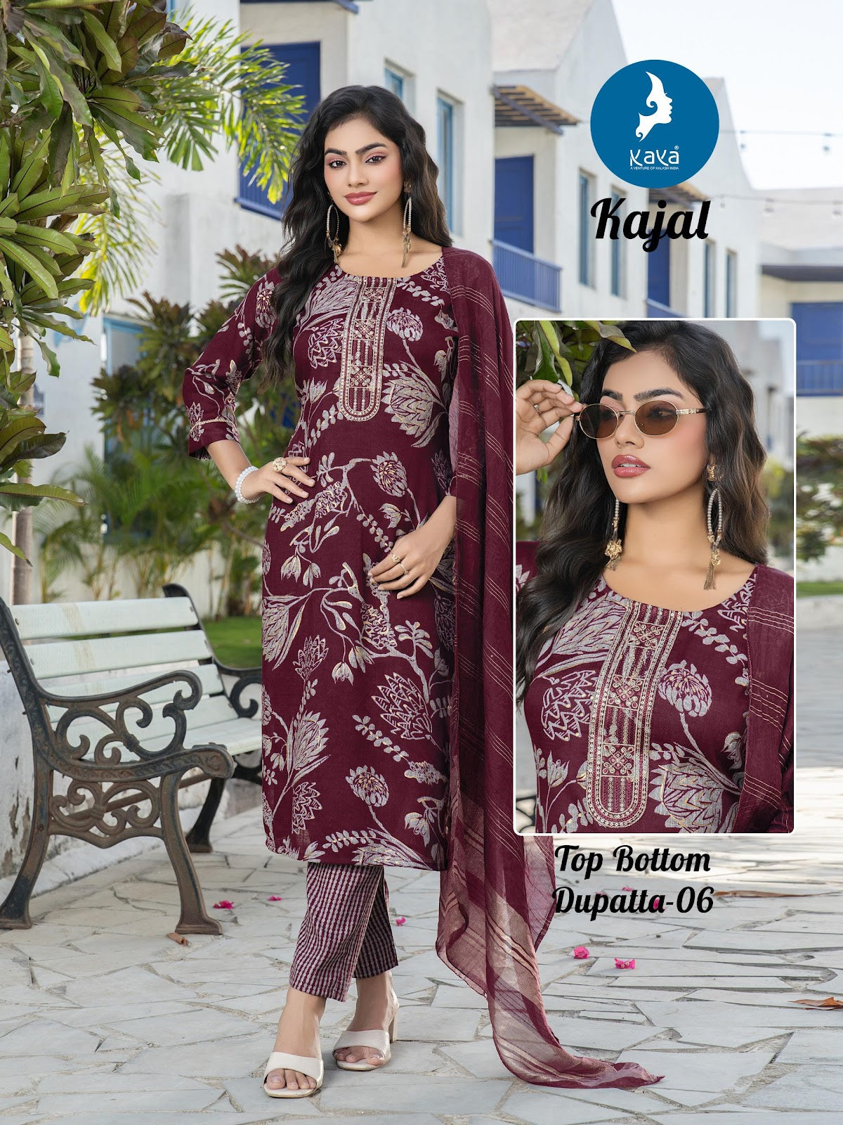 Kajal Kaya Capsule Readymade Pant Style Suits Wholesale Price