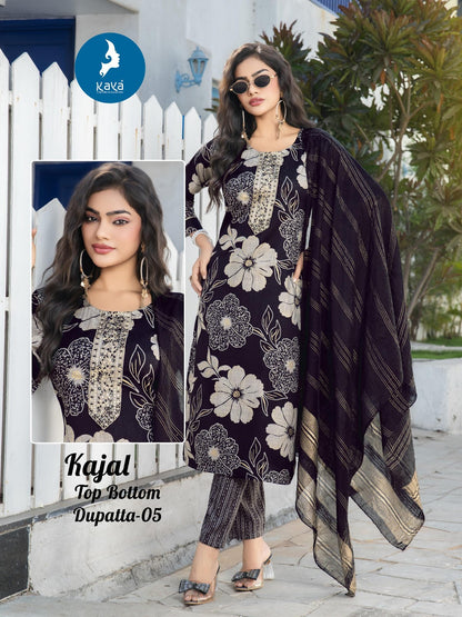 Kajal Kaya Capsule Readymade Pant Style Suits Wholesale Price