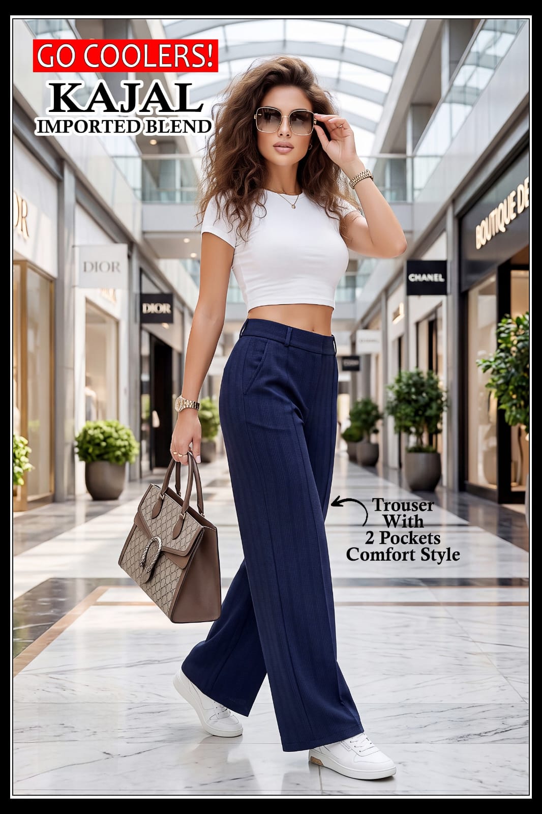 Kajal Korean Amiti Imported Women Trouser Manufacturer Ahmedabad