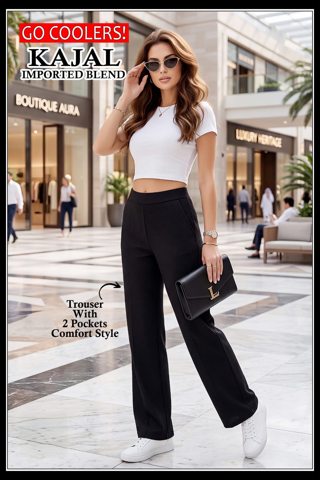 Kajal Korean Amiti Imported Women Trouser Manufacturer Ahmedabad