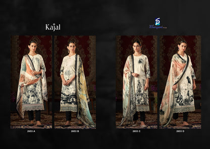 Kajal Sargam Prints Cambric Cotton Pant Style Suits Manufacturer Gujarat