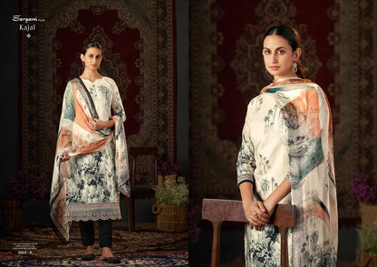 Kajal Sargam Prints Cambric Cotton Pant Style Suits Manufacturer Gujarat