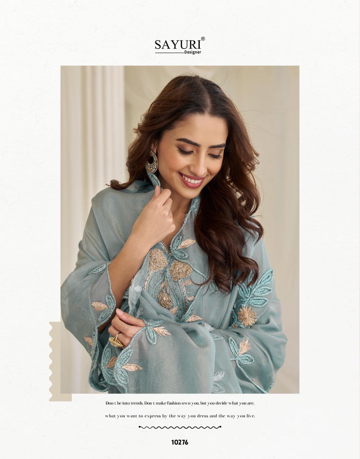 Kajal Sayuri Silk Readymade Suits Wholesaler Ahmedabad