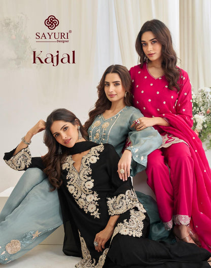 Kajal Sayuri Silk Readymade Suits Wholesaler Ahmedabad
