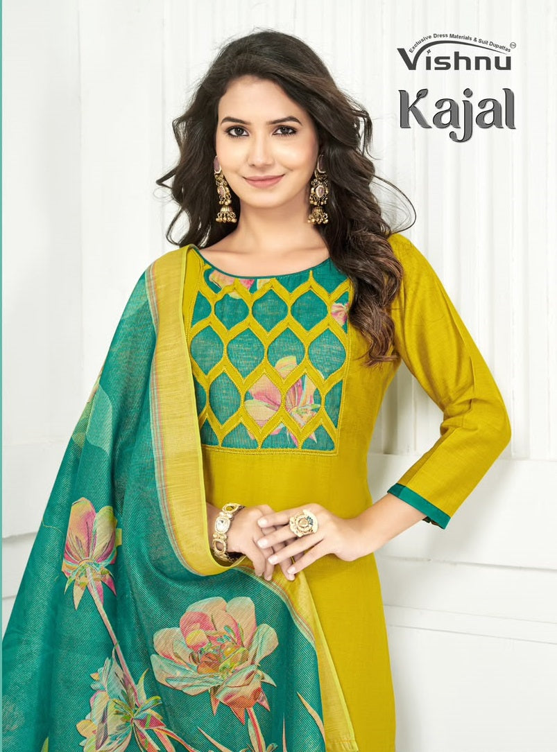Kajal Vishnu Impex Vetican Silk Pant Style Suits Exporter Ahmedabad