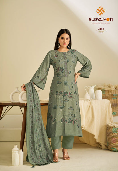 Kajal Vol 2 Suryajyoti Modal Pant Style Suits Wholesaler