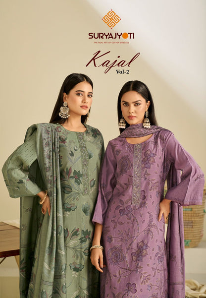 Kajal Vol 2 Suryajyoti Modal Pant Style Suits Wholesaler