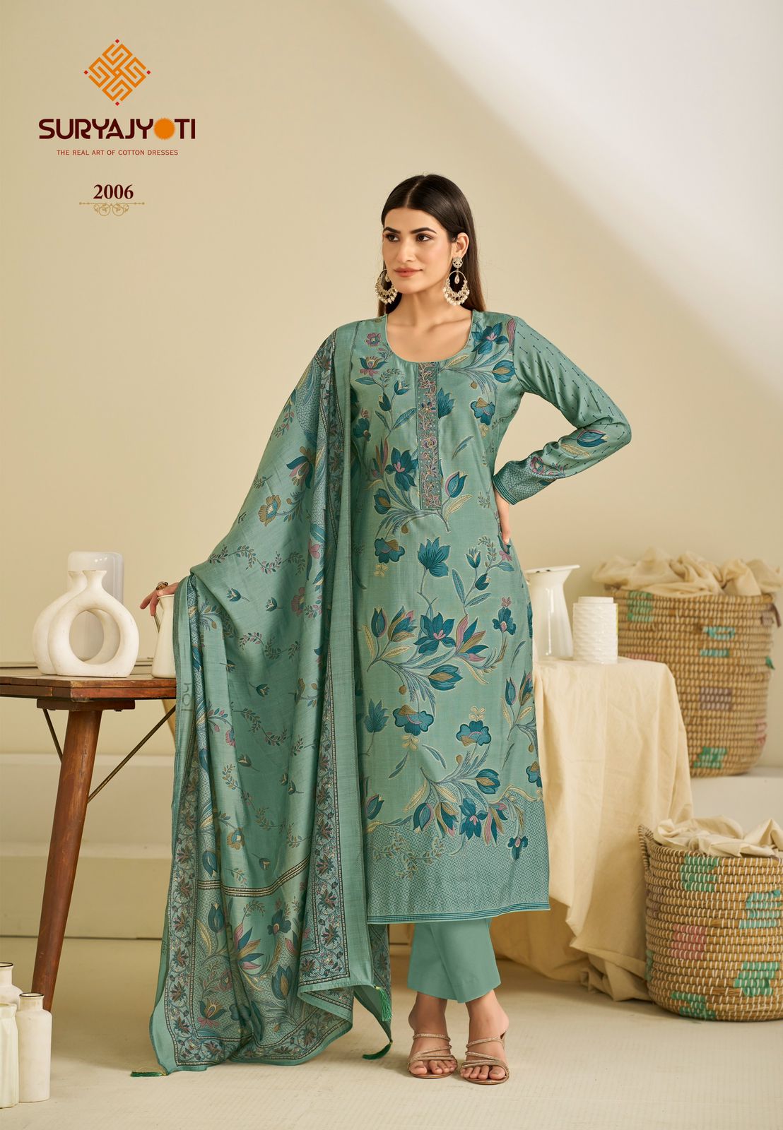 Kajal Vol 2 Suryajyoti Modal Pant Style Suits Wholesaler