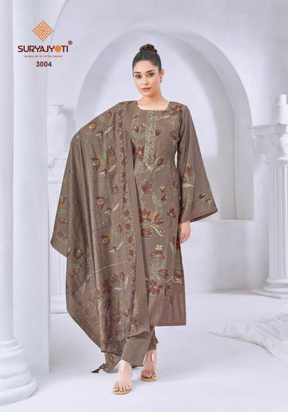 Kajal Vol 3 Suryajyoti Modal Pant Style Suits Exporter Ahmedabad