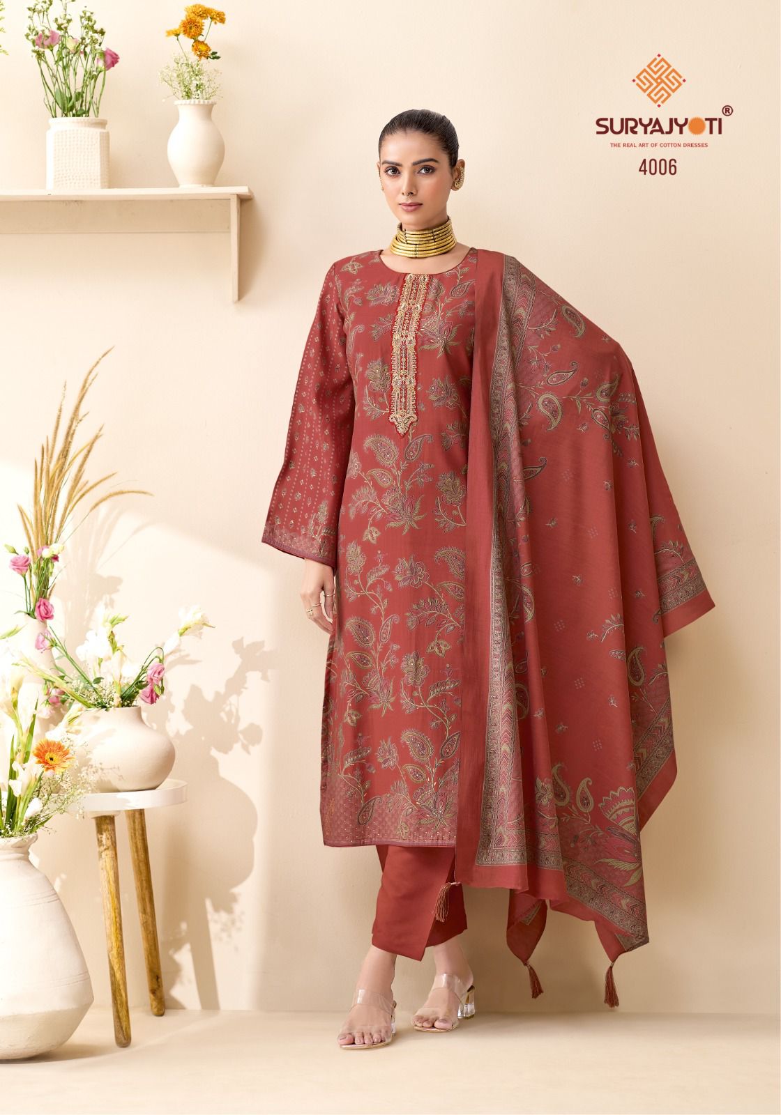 Kajal Vol 4 Suryajyoti Modal Silk Pant Style Suits Supplier India