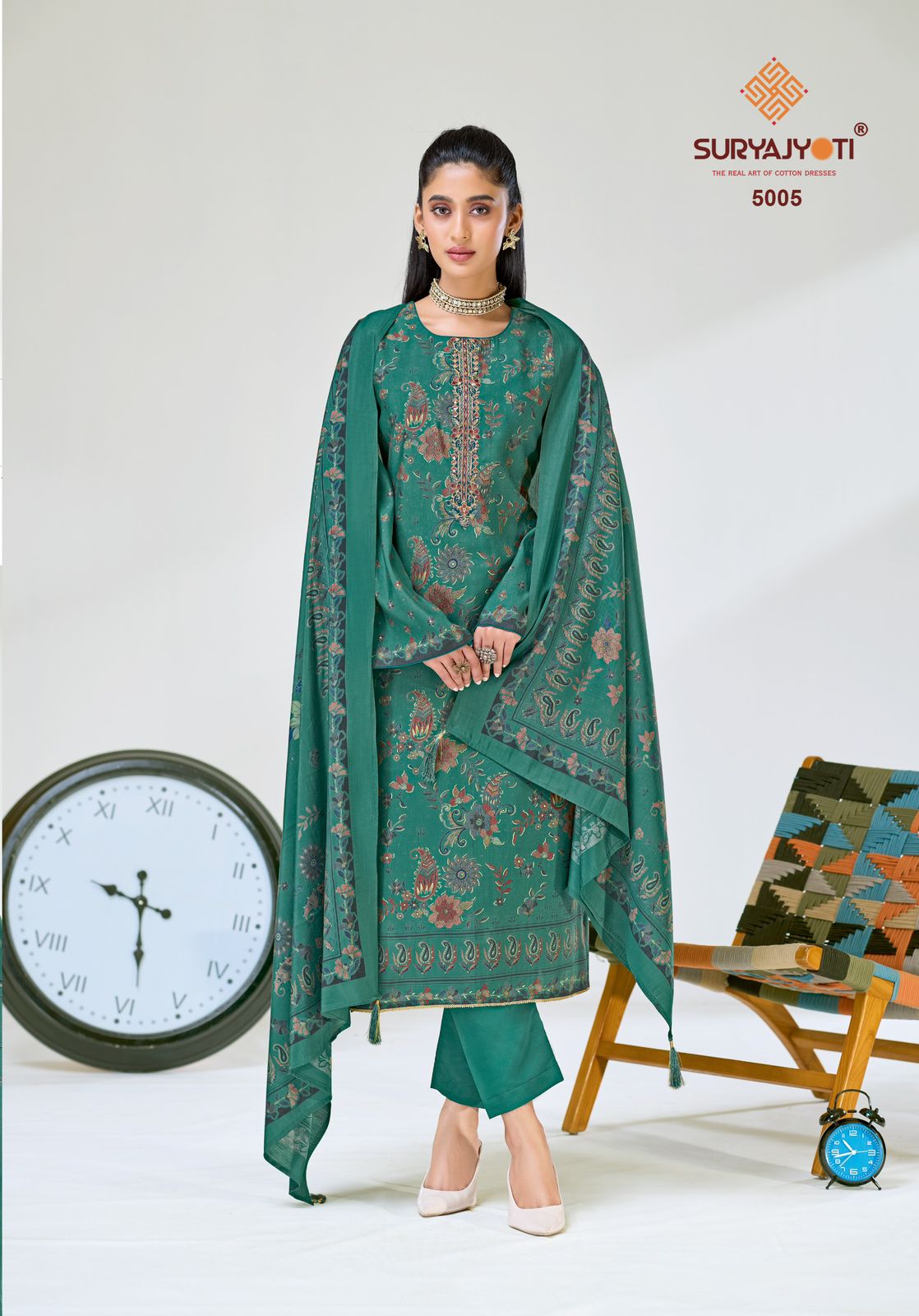 Kajal Vol 5 Suryajyoti Modal Silk Pant Style Suits Wholesaler India