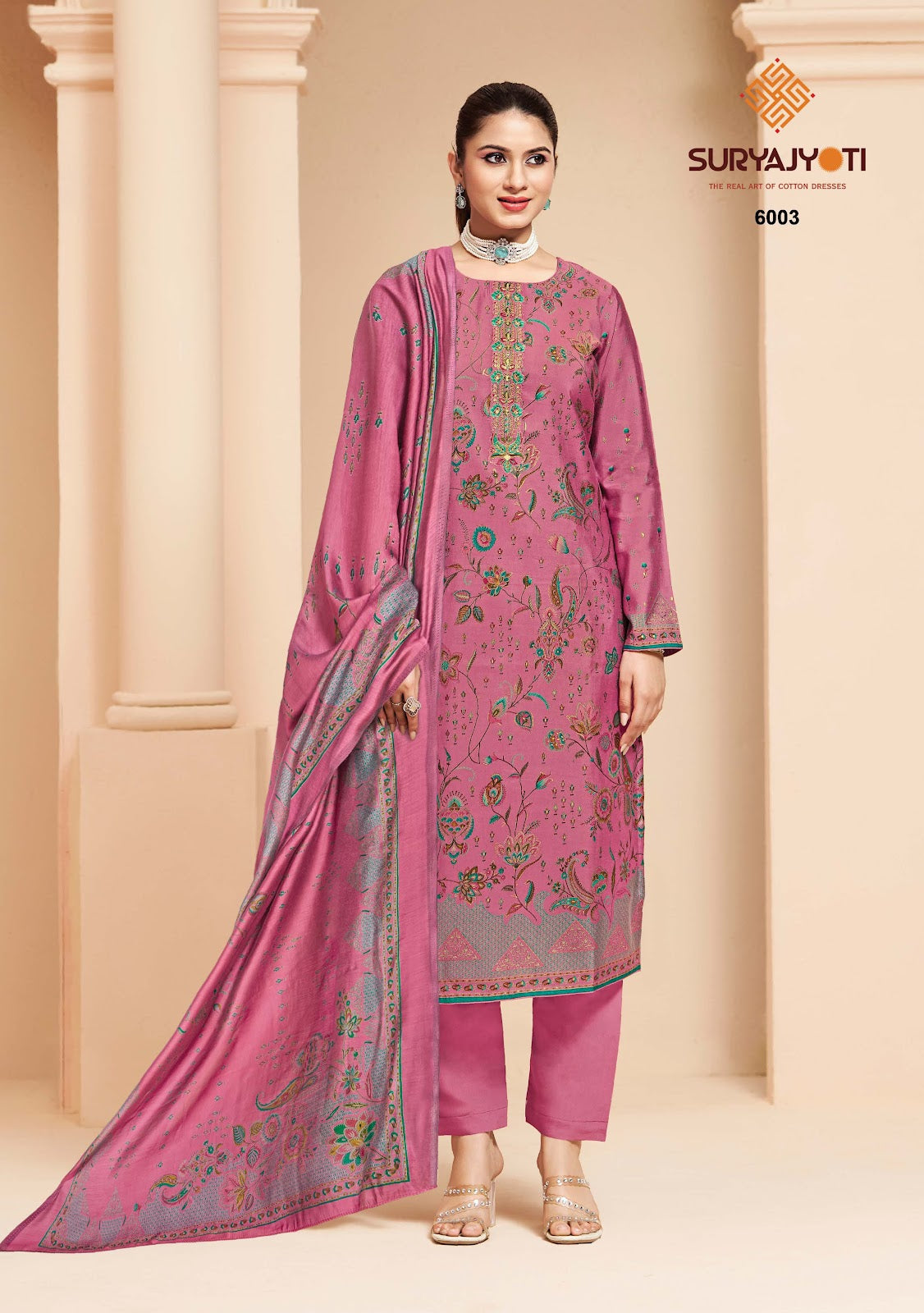 Kajal Vol 6 Suryajyoti Modal Silk Pant Style Suits Wholesaler Ahmedabad