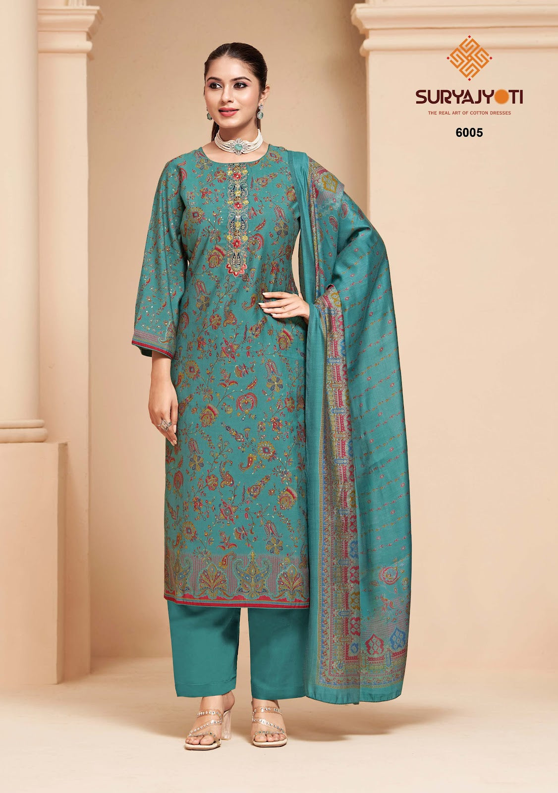 Kajal Vol 6 Suryajyoti Modal Silk Pant Style Suits Wholesaler Ahmedabad