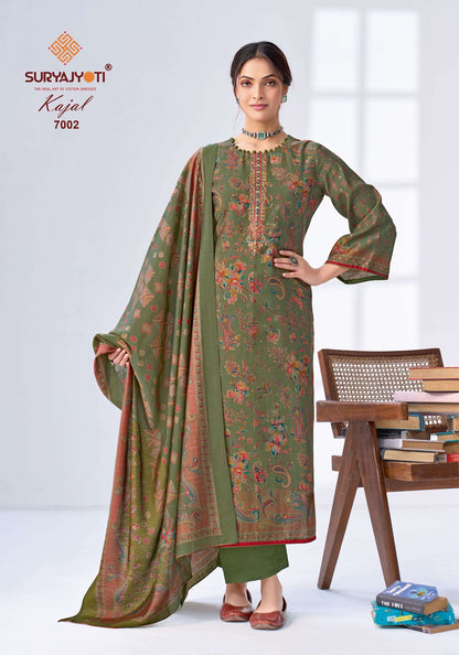Kajal Vol 7 Suryajyoti Modal Silk Pant Style Suits Wholesale Rate