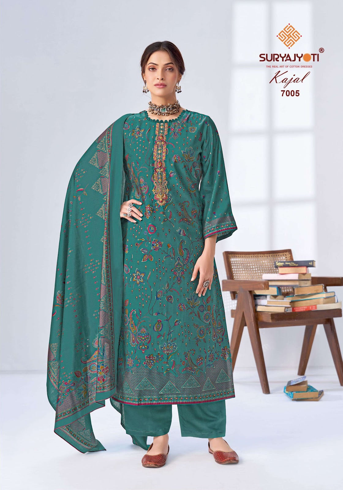 Kajal Vol 7 Suryajyoti Modal Silk Pant Style Suits Wholesale Rate