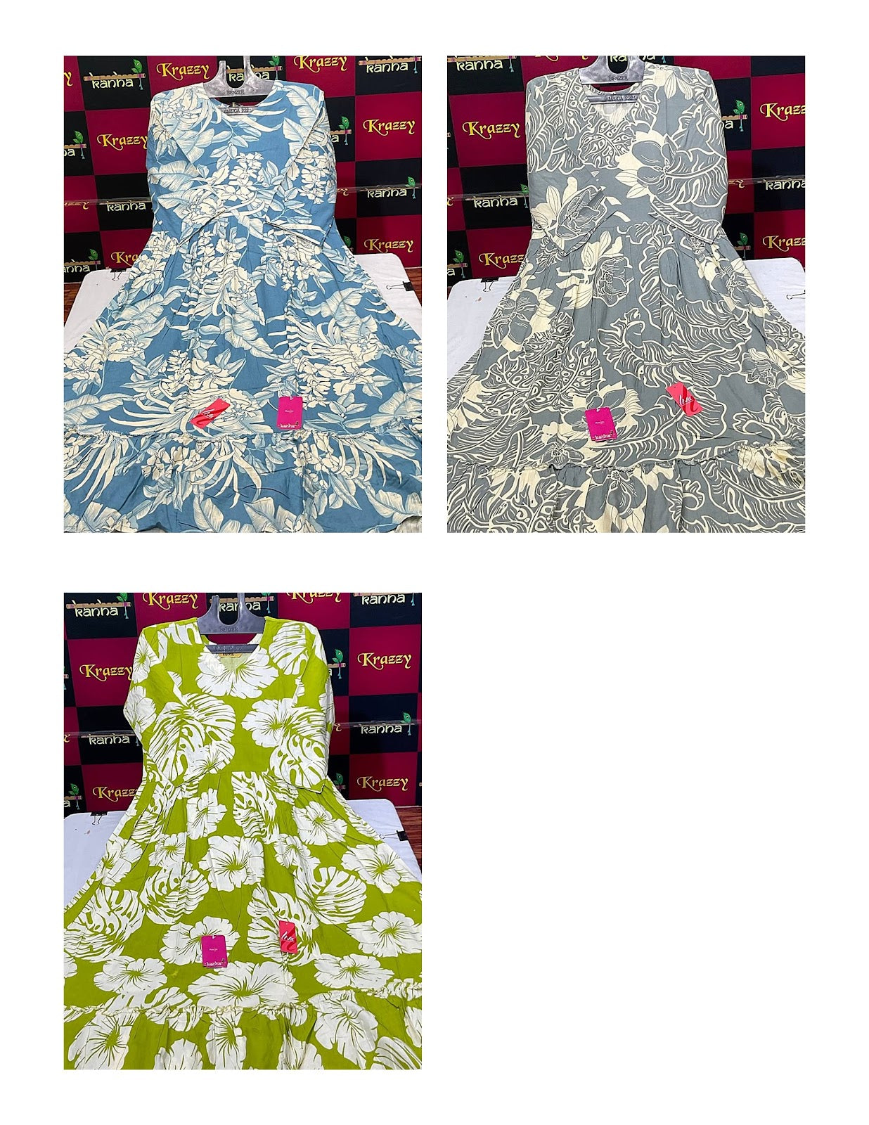 Kajal With Pocket Kanha Reyon Anarkali Kurtis Manufacturer India