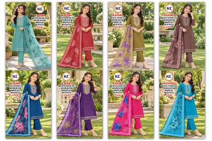 Kajari Vol 9 Kc Vatican Girls Readymade Pant Suits Manufacturer Gujarat