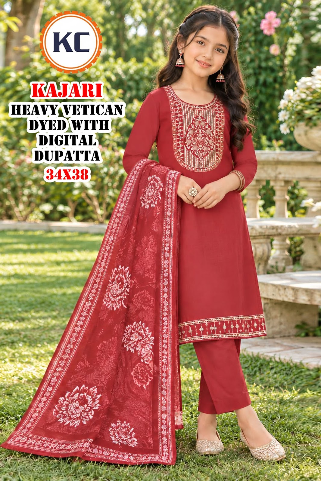 Kajari Vol 9 Kc Vatican Girls Readymade Pant Suits Manufacturer Gujarat