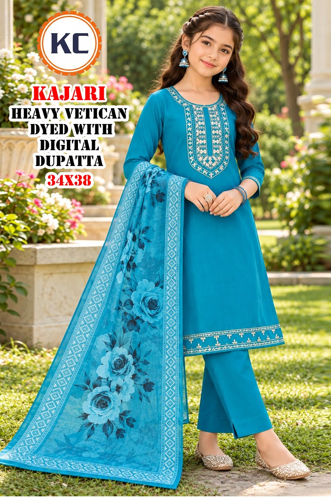 Kajari Vol 9 Kc Vatican Girls Readymade Pant Suits Manufacturer Gujarat