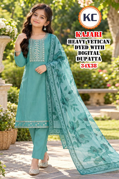 Kajari Vol 9 Kc Vatican Girls Readymade Pant Suits Manufacturer Gujarat