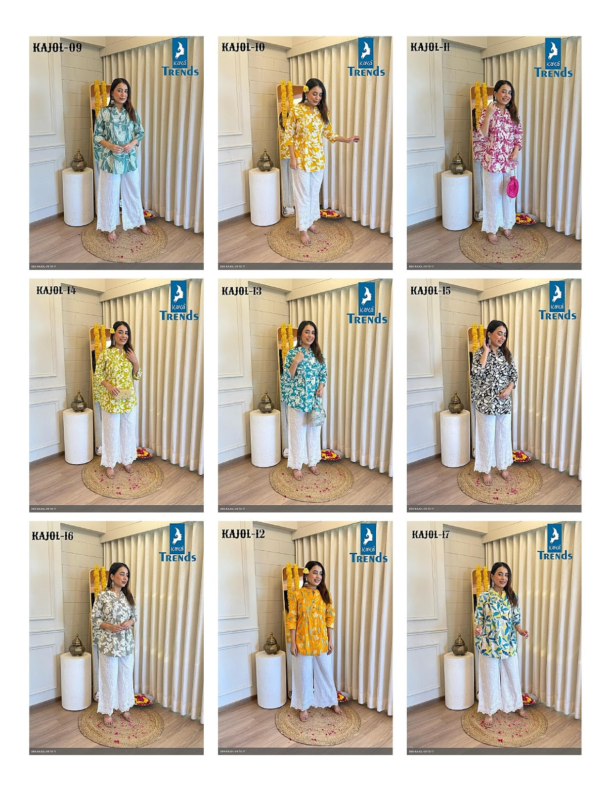 Kajol Kaya Cotton Stylish Tops Wholesale Price